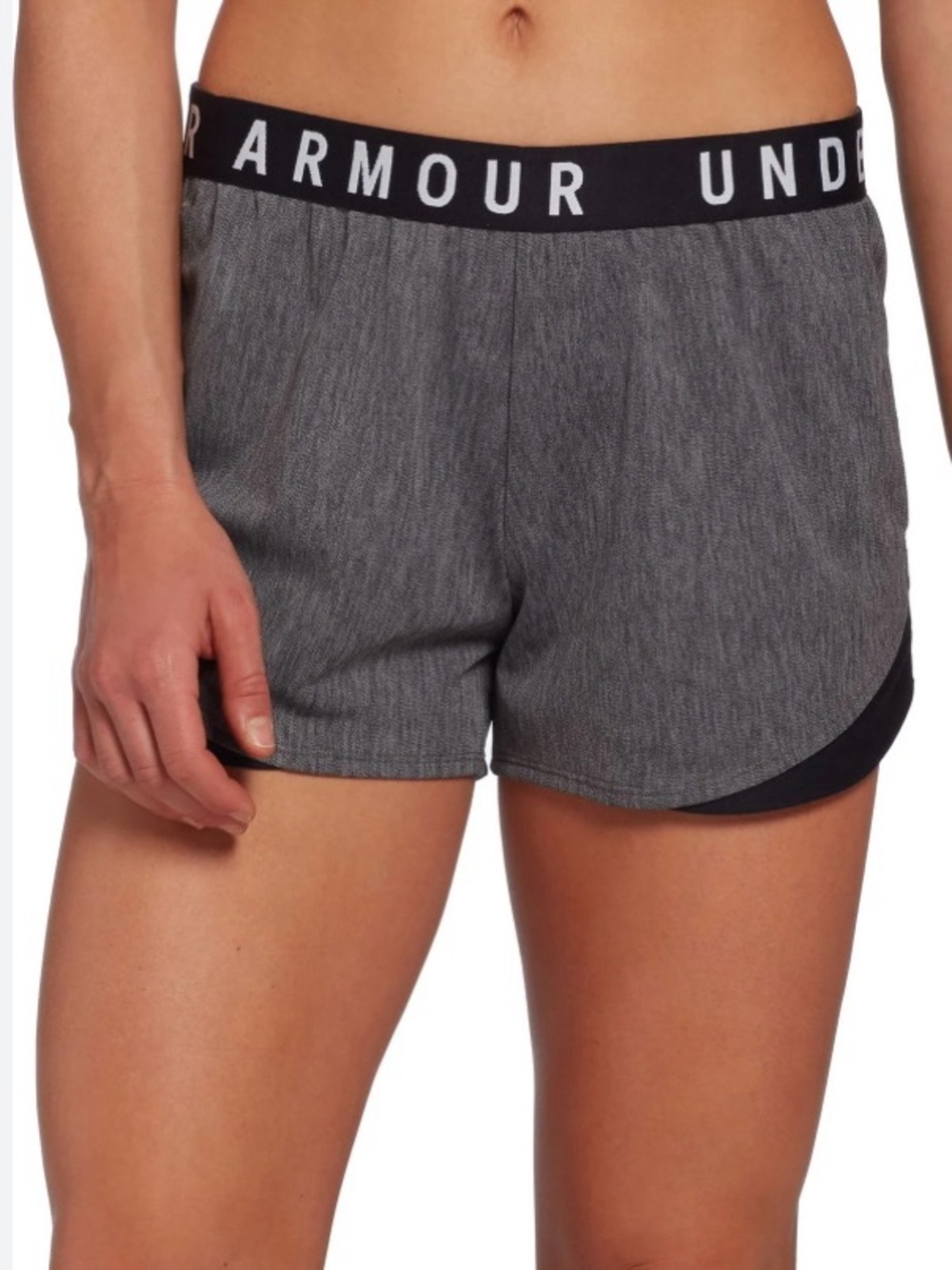 Under Armour Women's Gray Heatgear Performance Shorts